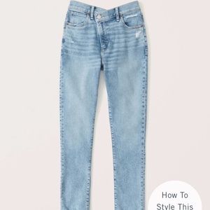 Abercrombie super skinny ankle high rise